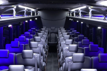 Savannah Charter Bus Interior
