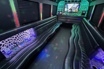 Savannah Limo Bus Interior