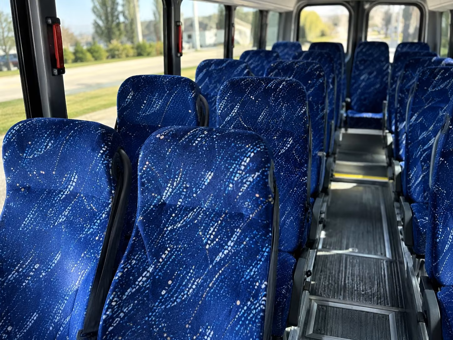 15 passenger minibus inside