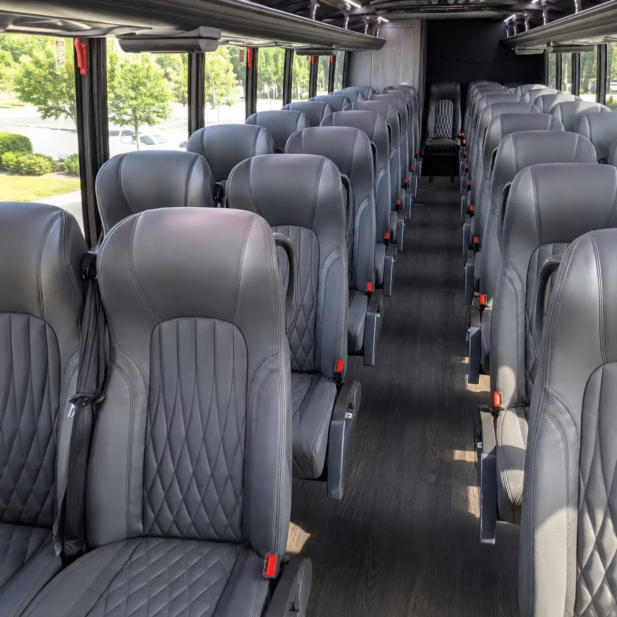 28 passenger minibus interior