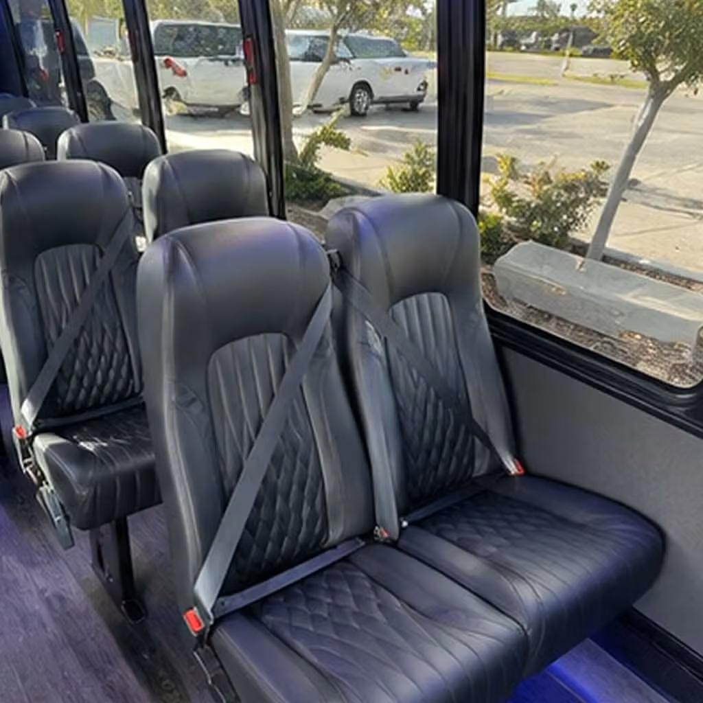30 passenger minibus inside