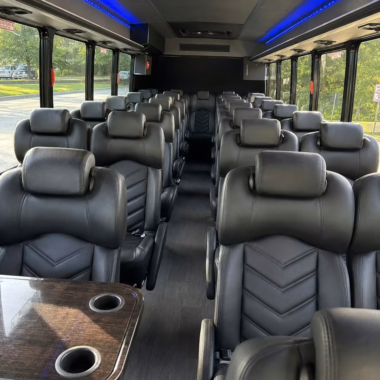 30 passenger minibus interior